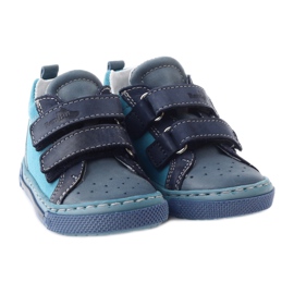Bottines chaussures pour enfants Ren But 1429 bleu multicolore 4
