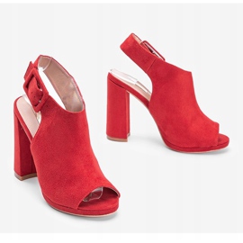 Sandales à tige rouge de Little Italy 1