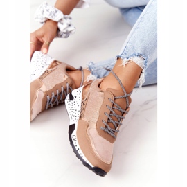 PS1 Baskets compensées pour femmes Or rose Avery d'or 2