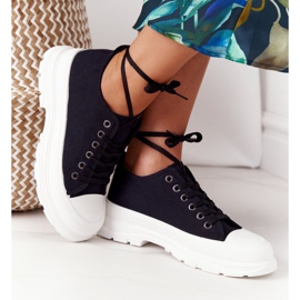 Baskets Femme On The Platform Noir Travel Time le noir 4