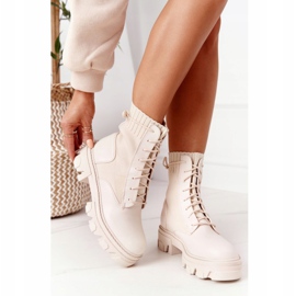 PS1 Bottes Femme Travailleurs Beige Megan 1 PS1 Bottes Femme Travailleurs Beige Megan 1
