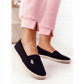 NEWS Espadrilles Femme Noir Reyna 2
