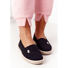 NEWS Espadrilles Femme Noir Reyna 1