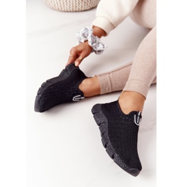 Chaussures de Sport Femme Slip-on Noir Marathon 2