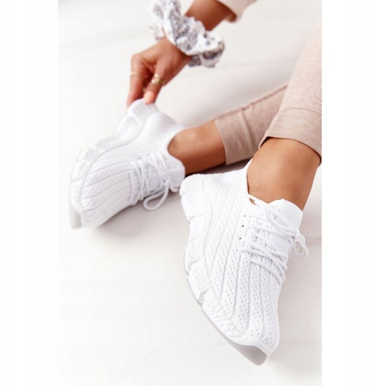 Chaussures de sport femme Baskets Blanc Training 2
