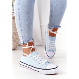 Baskets Classiques Femme Bleu Omerta 2