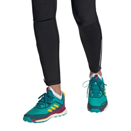 Chaussures de course Adidas Terrex Agravic Flow W FV2483 multicolore vert 2