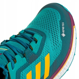 Chaussures de course Adidas Terrex Agravic Flow W FV2483 multicolore vert 5