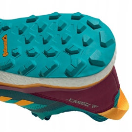 Chaussures de course Adidas Terrex Agravic Flow W FV2483 multicolore vert 7
