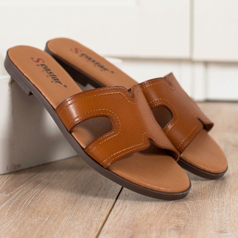 Seastar Pantoufles Classiques brun 1