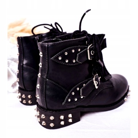 Bottes Chaudes Enfant À Clous Lu Boo Noir le noir 3