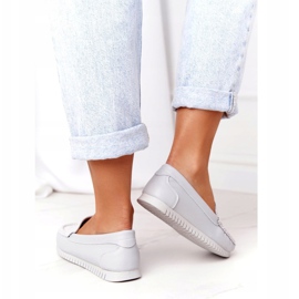 Mocassins Cuir Femme S.Barski 97630 Gris 2 Mocassins Cuir Femme S.Barski 97630 Gris 2