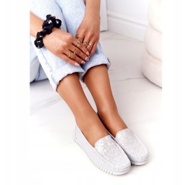 Mocassins Cuir Femme S.Barski 97630 Gris 3 Mocassins Cuir Femme S.Barski 97630 Gris 3