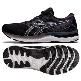 Asics Gel-Nimbus 23 M 1011B006 001 chaussures de course le noir 2