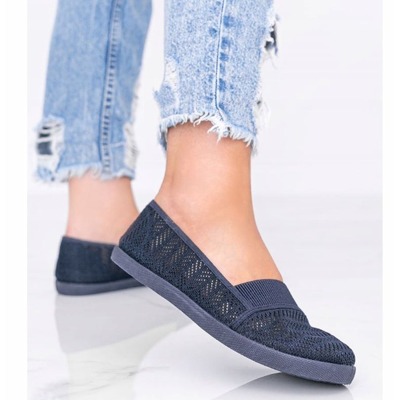 Baskets Vicky Slip On bleu marine 2