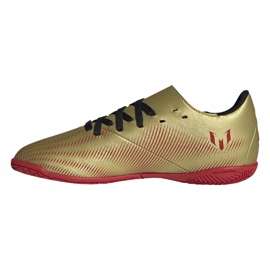 Chaussures de football Adidas Nemeziz Messi.4 In Jr FY0811 doré doré 1