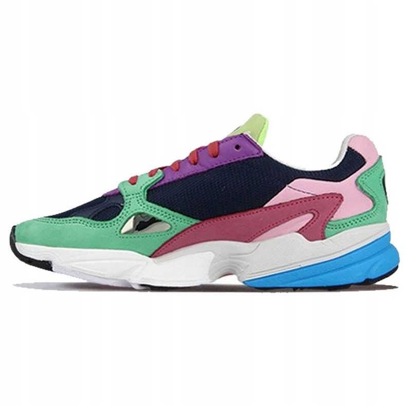 Chaussures Adidas Originals Falcon W CG6211 rose multicolore vert 1