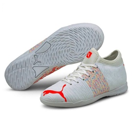 Chaussures de foot Puma Future Z 4.1 It Jr 106404 03 blanche blanche 2