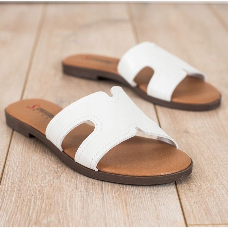 Seastar Pantoufles Classiques blanche 1