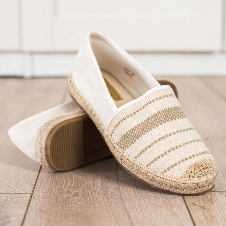 Ideal Shoes Espadrilles Avec Motif beige 1