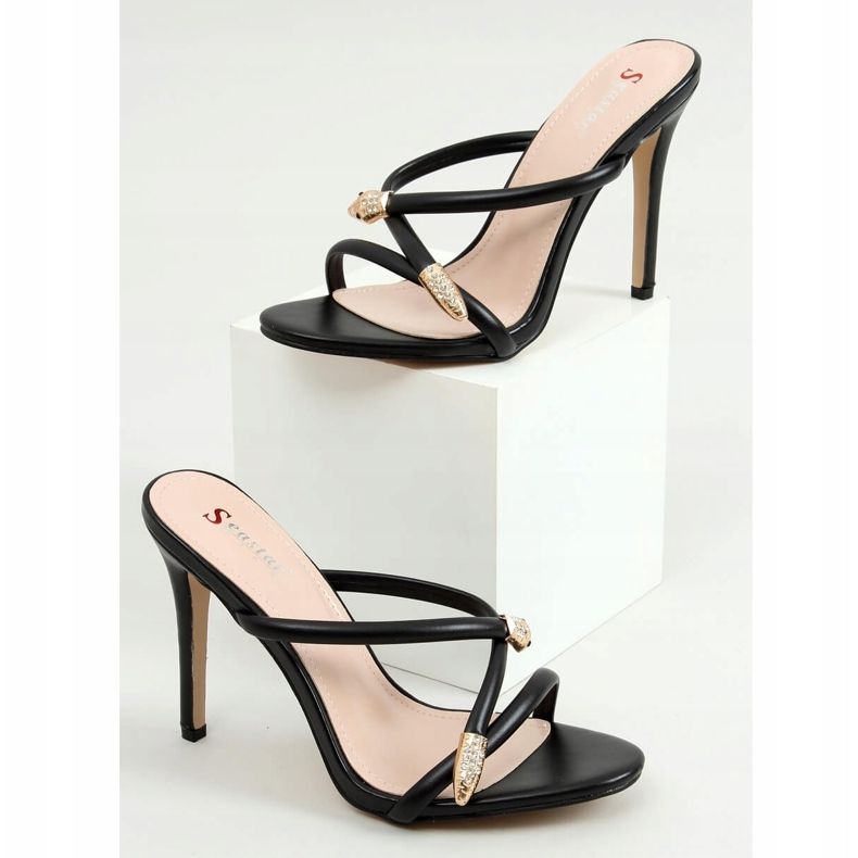 Black M311P Chaussons noirs sur épingle le noir 1