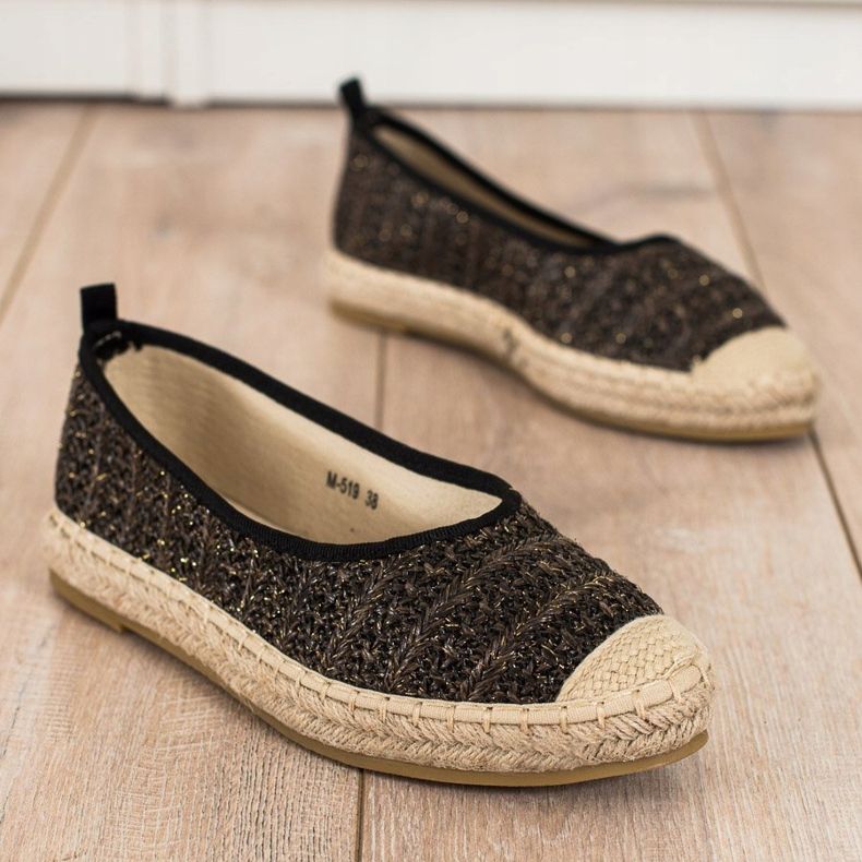 Kayla Espadrilles décontractées beige d'or 1