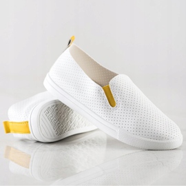 Sun Color Slipons Avec Insert Jaune blanc 1