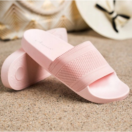 Anesia Paris Des tongs confortables rose 1