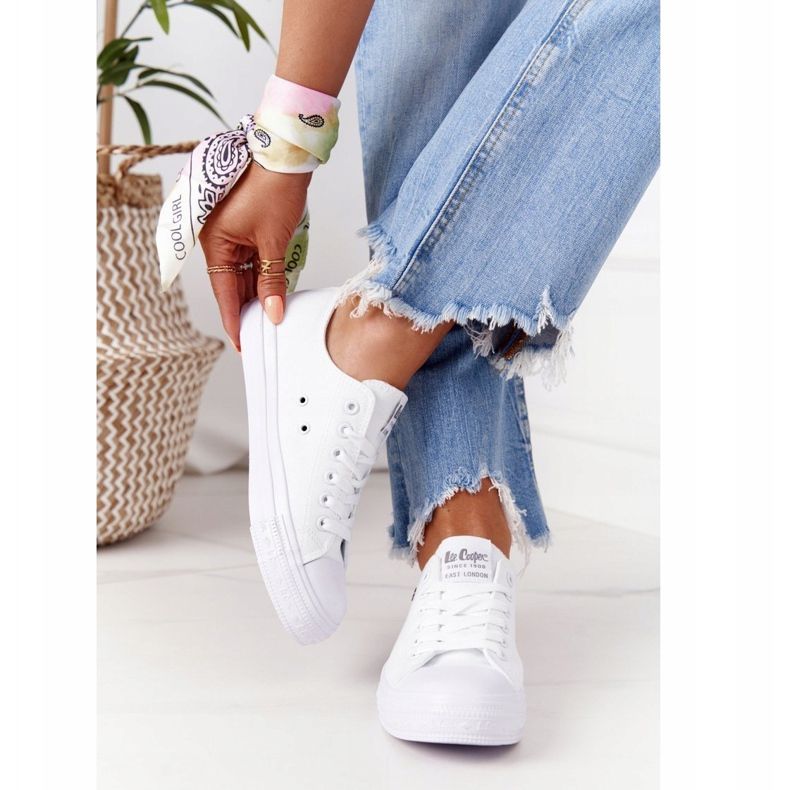 Baskets Femme Lee Cooper LCW-21-31-0082L Blanc blanche 1