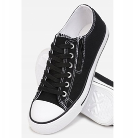 Baskets Femme Avec Fermeture à Glissière Noir Malani 1