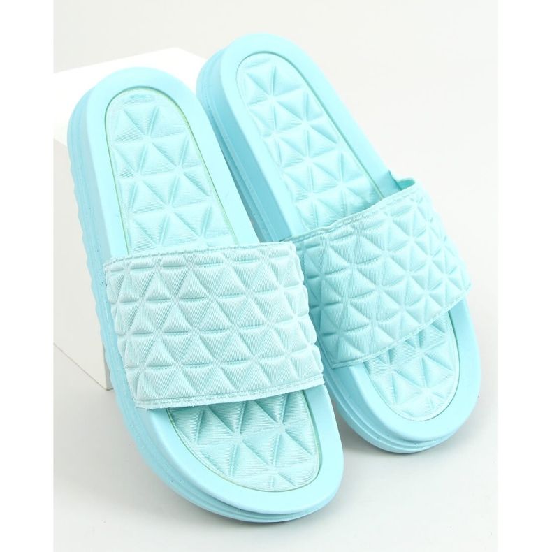 Chaussons bleu femme bleu 10-251 Bleu 1