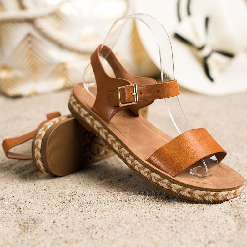 SHELOVET Sandales marron confortables brun 1