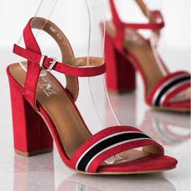Cm Paris Sandales à talons hauts rouge 1