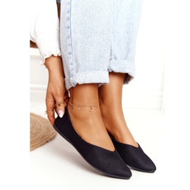 Délicat Ballerine En Spitz Vinceza 2187 Noir le noir 3