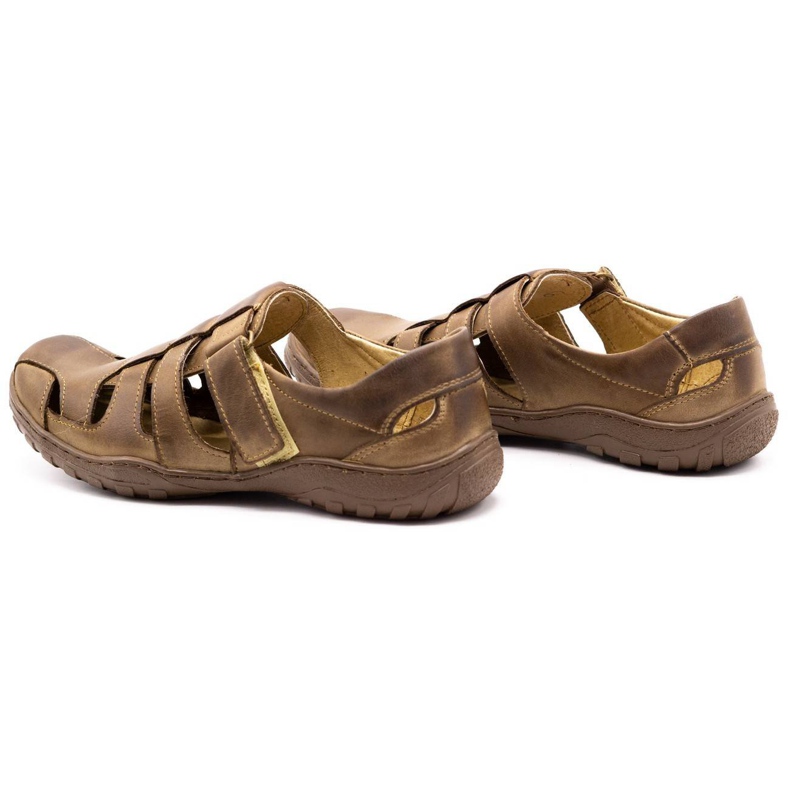 Polbut Chaussures ajourées pour hommes 237 pour l'été marron brun 1