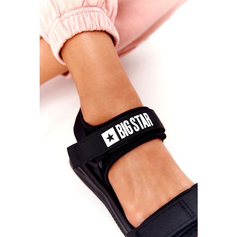 Sandales de sport pour femmes Big Star HH274A024 Noir le noir 2