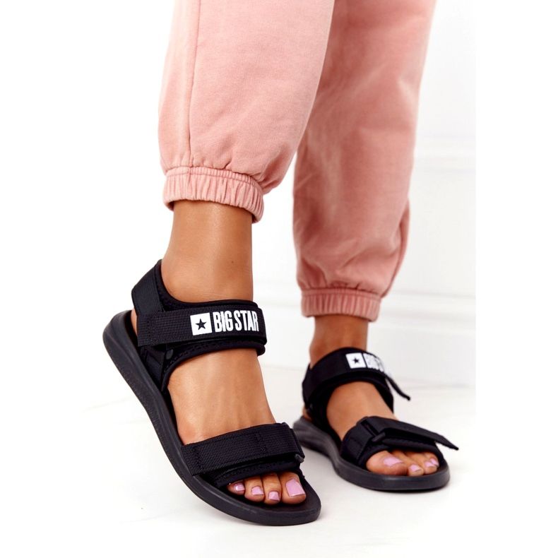 Sandales de sport pour femmes Big Star HH274A024 Noir 5