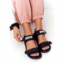 Sandales de sport pour femmes Big Star HH274A024 Noir le noir 6