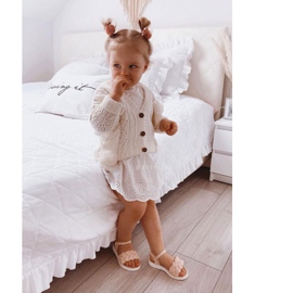 FR1 Sandales pour enfants avec tressé rose Adella 2