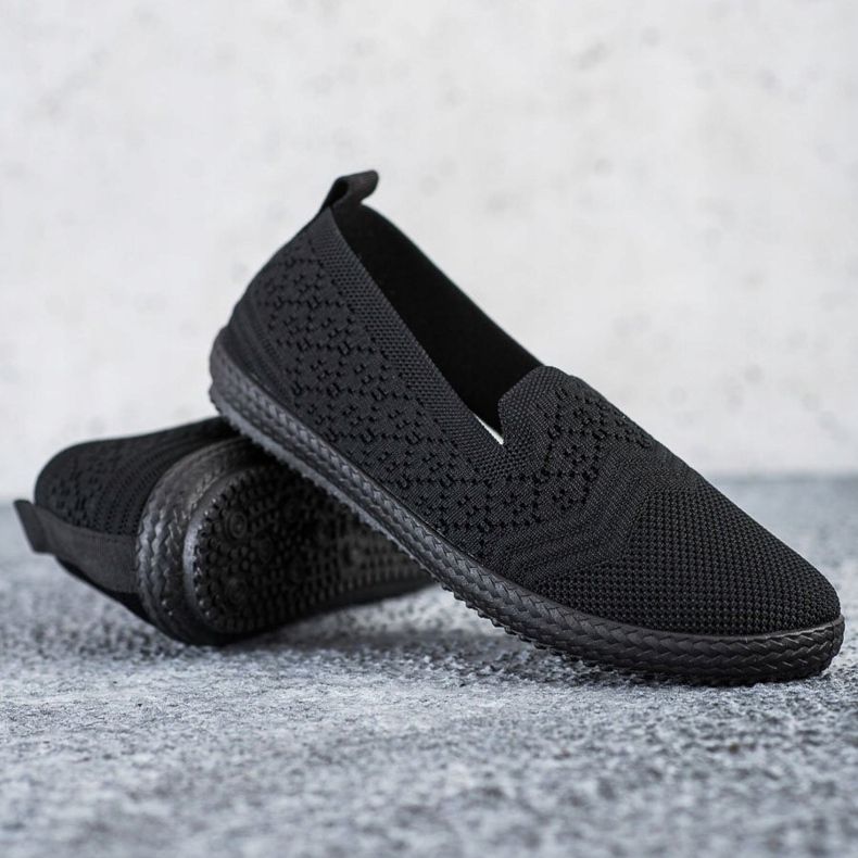 SHELOVET Slipons noirs 1