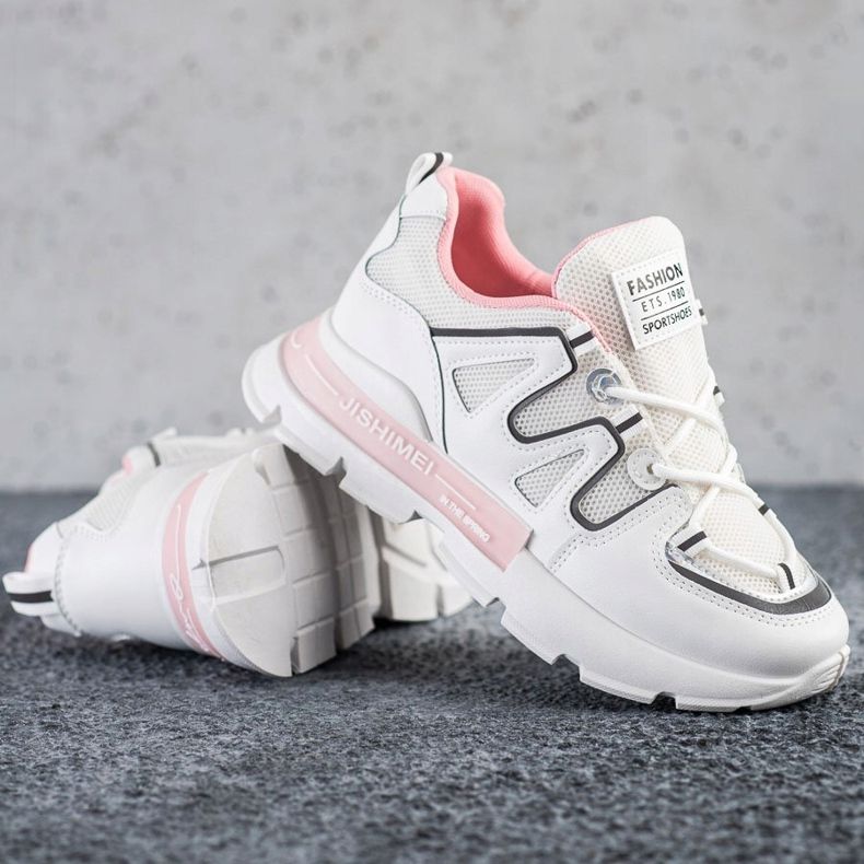 SHELOVET Baskets mode blanches 1