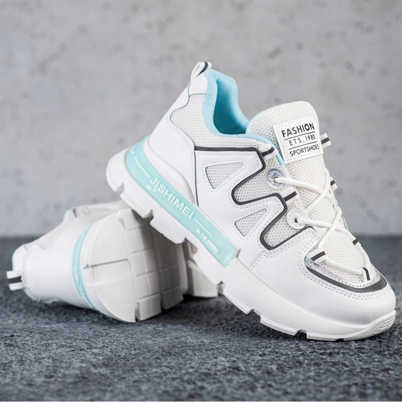 SHELOVET Baskets mode blanches 1