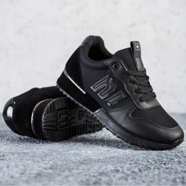 SHELOVET Baskets classiques le noir 1