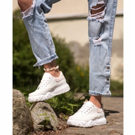 SHELOVET Baskets blanches à la mode 5