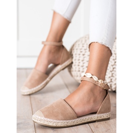 Kayla Espadrilles Beiges Avec Boucle 2