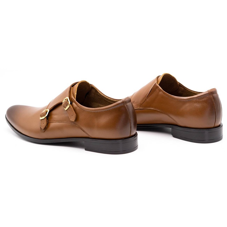 Olivier Chaussures habillées en cuir Monki 287LU marron clair brun 6