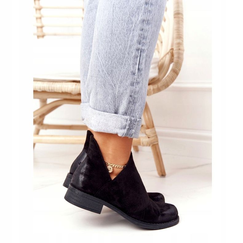 PS1 Boots femme Hillary noires à découpes 2