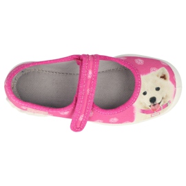 Befado Béfado Children's Slippers 114x456 Rose avec application 1 Befado Béfado Children's Slippers 114x456 Rose avec application 1
