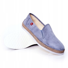 Espadrilles En Daim Pour Hommes Big Star HH176004 Bleu 2