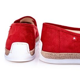 Espadrilles En Daim Pour Hommes Big Star HH176007 Rouge 2
